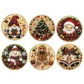 Kit peinture Noël 6 pièces décorations à suspendre – Couleur 1 Set