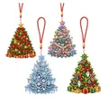 Kit peinture Noël 6 pièces décorations à suspendre – Couleur 1 Set