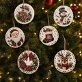 Kit peinture Noël 6 pièces décorations à suspendre – 4