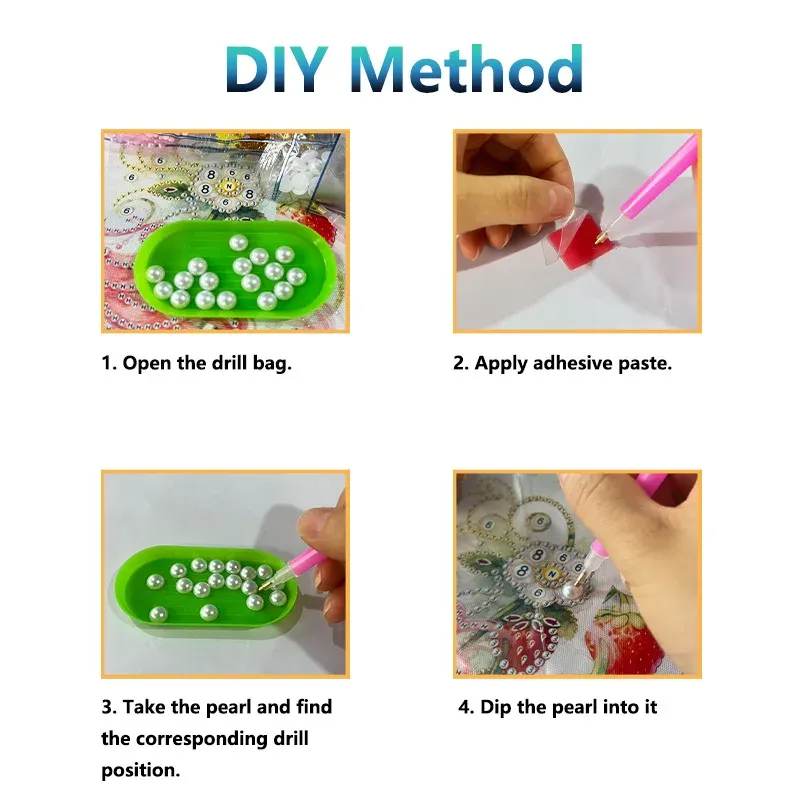 Kit peinture perles Noël avec cadre artisanat DIY