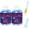 Kit scellant peinture diamant 120 ml avec 2 pinceaux – Couleur 120ML-2Pcs