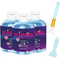Kit scellant peinture diamant 120 ml avec 2 pinceaux – Couleur 120ML-3Pcs