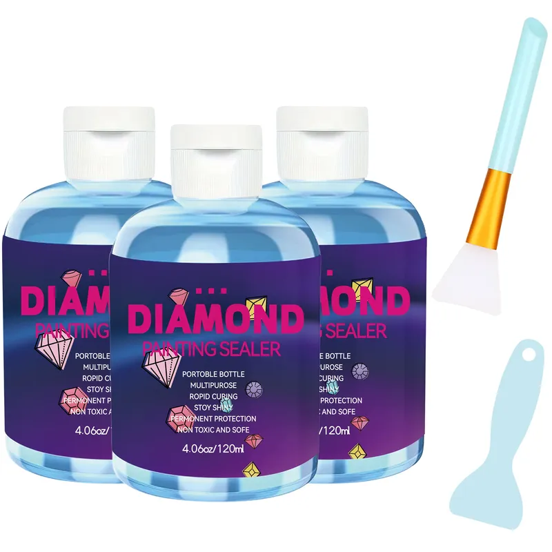 Kit scellant peinture diamant 120 ml avec 2 pinceaux