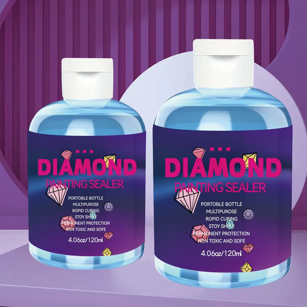 Kit scellant peinture diamant 120 ml avec 2 pinceaux