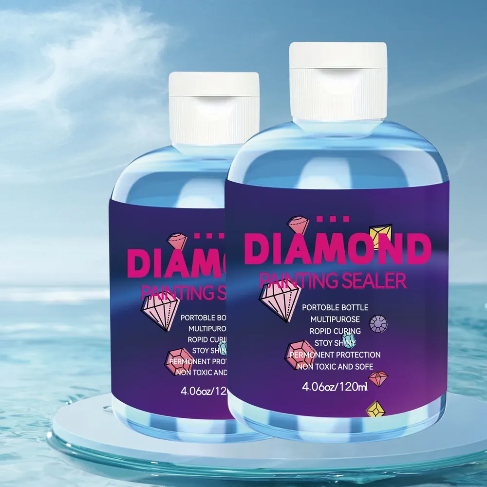 Kit scellant peinture diamant 120 ml avec 2 pinceaux