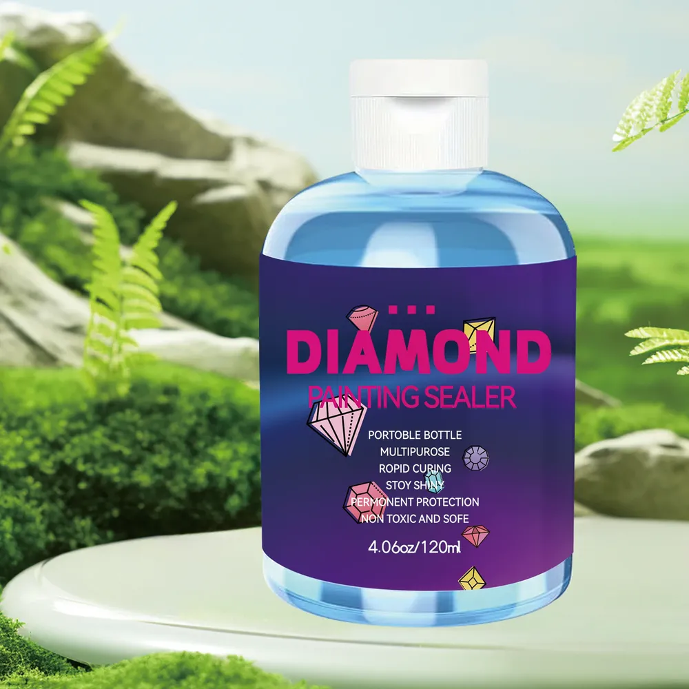 Kit scellant peinture diamant 120 ml avec 2 pinceaux