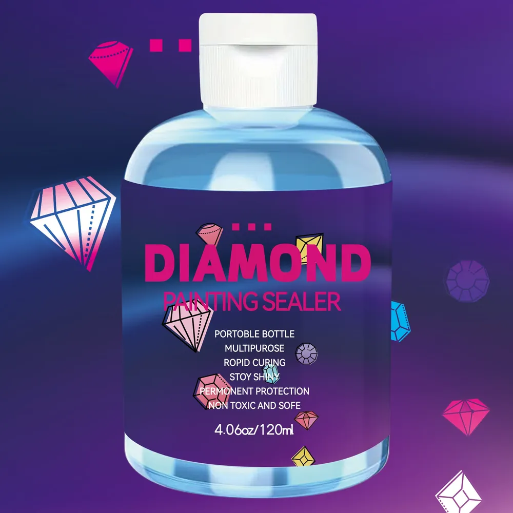 Kit scellant peinture diamant 120 ml avec 2 pinceaux