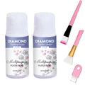 Kit scellant peinture diamant 60 à 200 ml avec 3 pinceaux – Couleur 60ml-2pcs