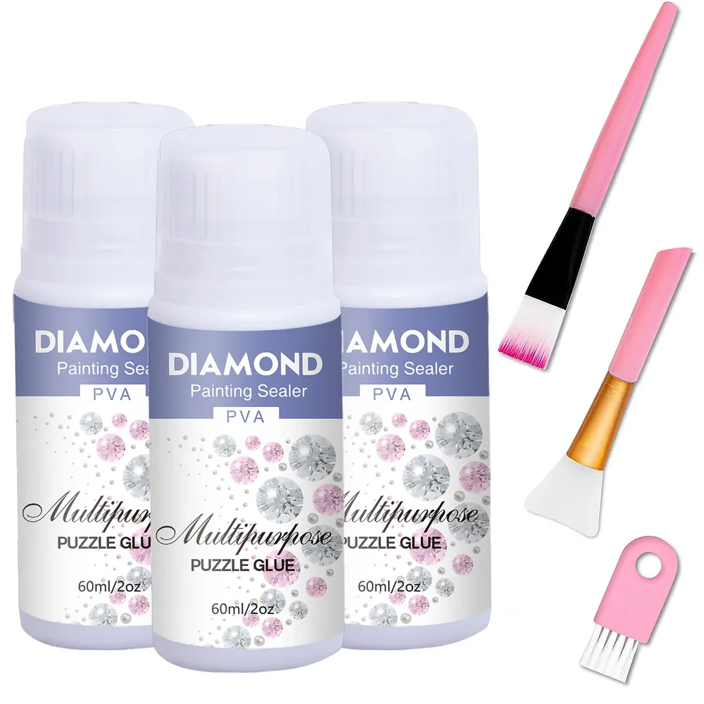 Kit scellant peinture diamant 60 à 200 ml avec 3 pinceaux