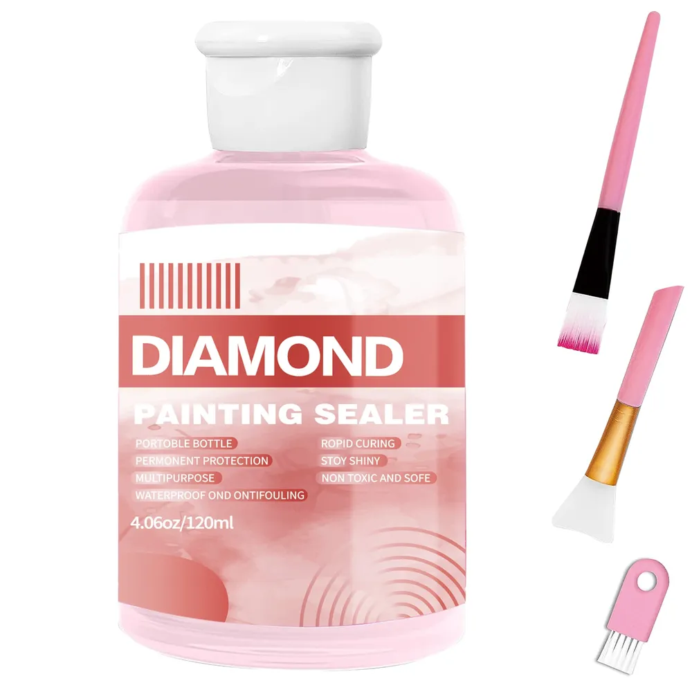 Kit scellement peinture diamant 120 à 240 ml avec 3 pinceaux
