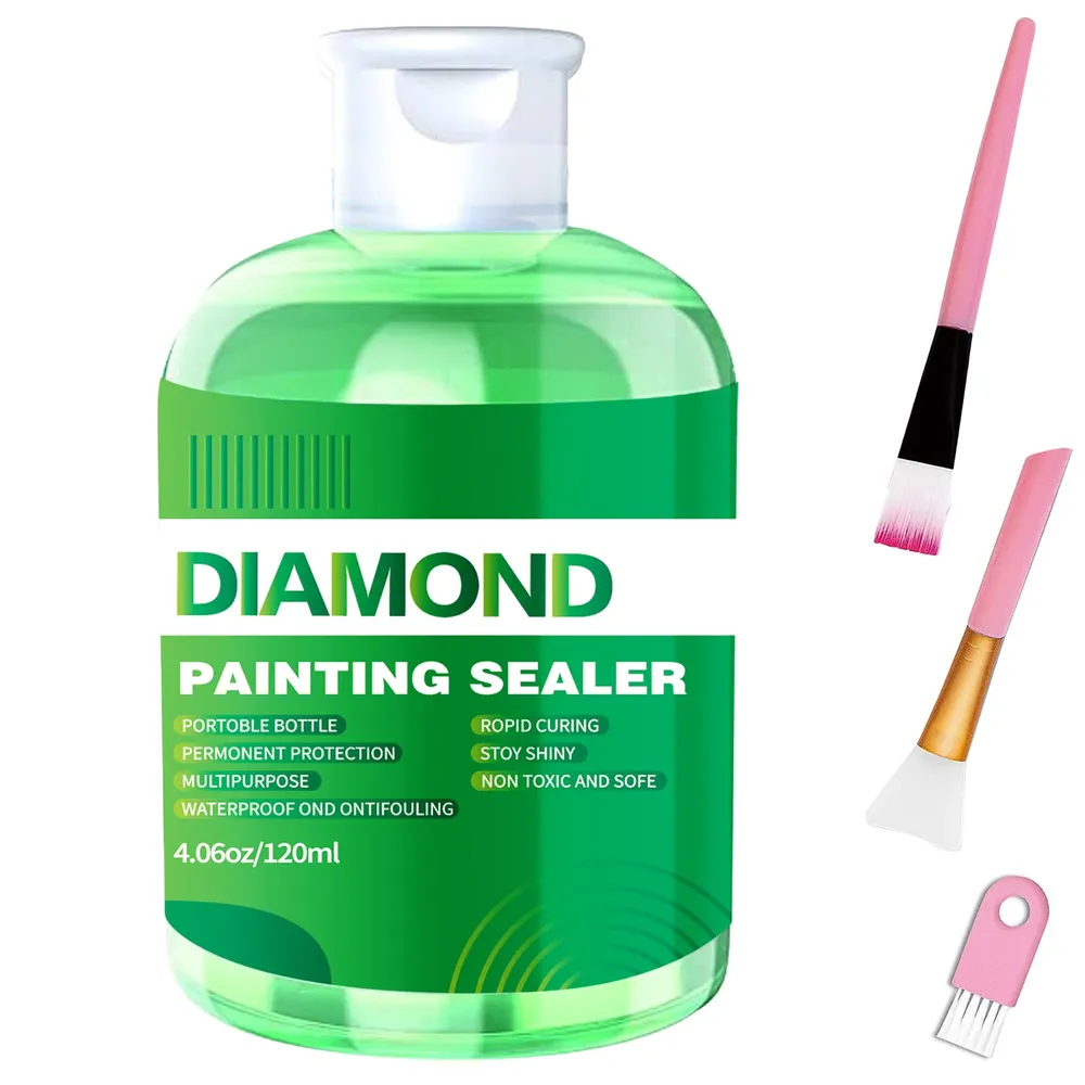 Kit scellement peinture diamant 120 à 240 ml avec 3 pinceaux