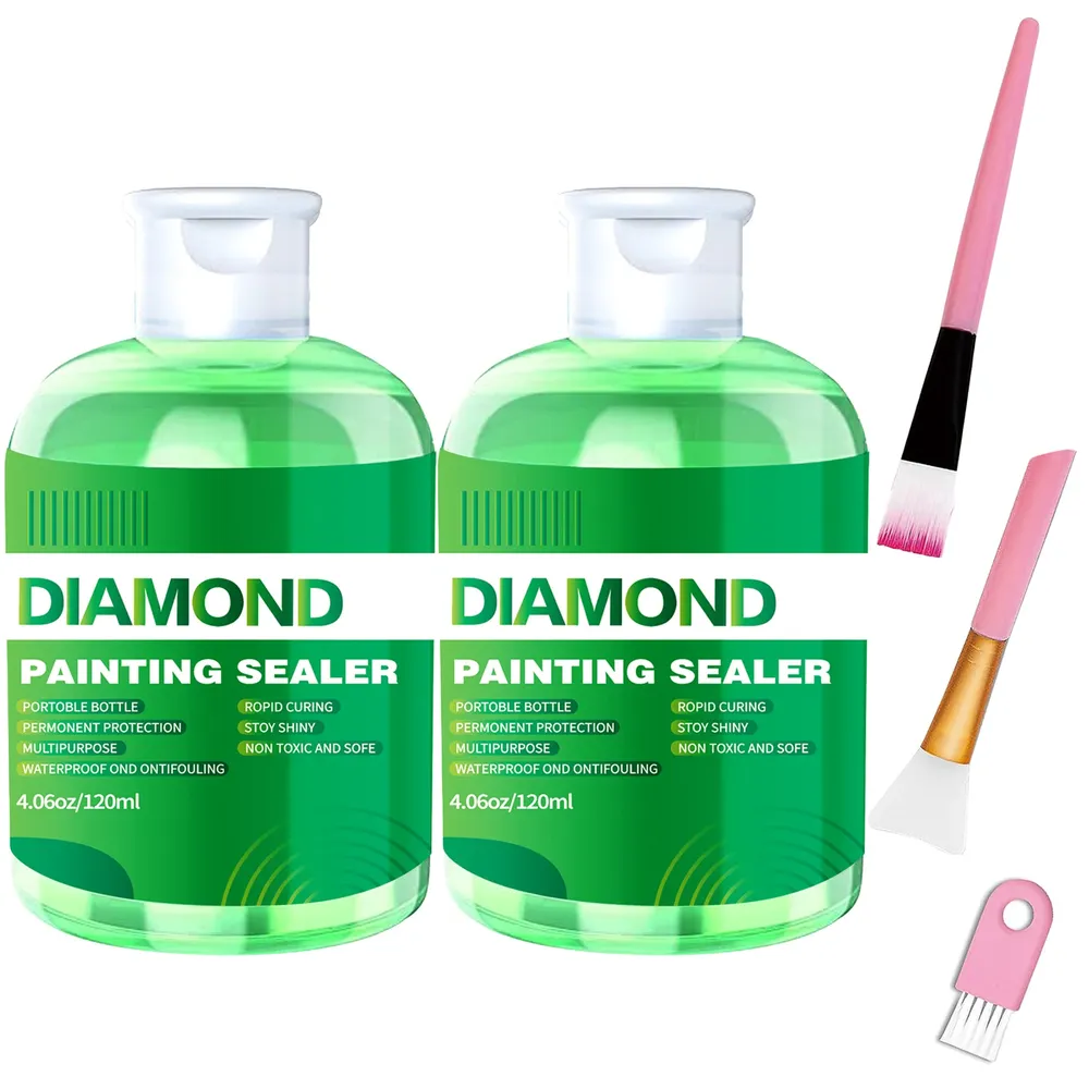 Kit scellement peinture diamant 120 à 240 ml avec 3 pinceaux