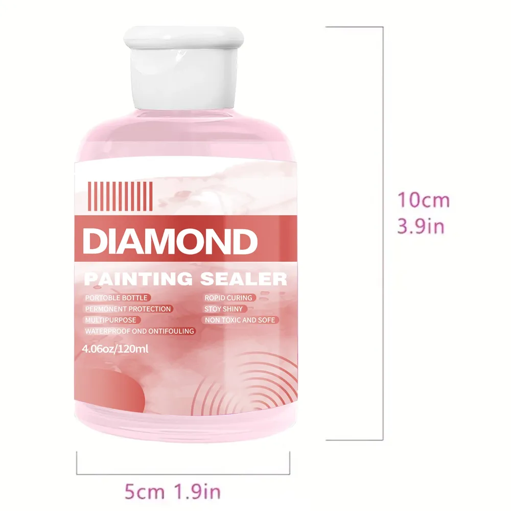 Kit scellement peinture diamant 120 à 240 ml avec 3 pinceaux