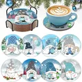 Kit sous-verres peinture diamant océan 8 pièces – Couleur AE-BD086
