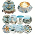Kit sous-verres peinture diamant océan 8 pièces – Couleur AE-BD219
