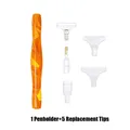 Kit stylo peinture diamant 5 pointes – Couleur Orange