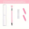 Kit stylo peinture diamant rotatif rechargeable – Couleur Rose (J-70)