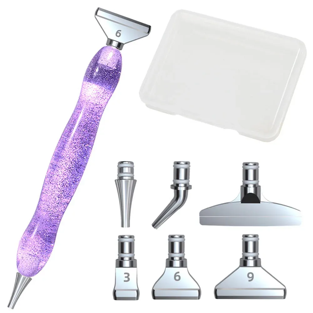 Kit stylos diamant peinture 6 têtes