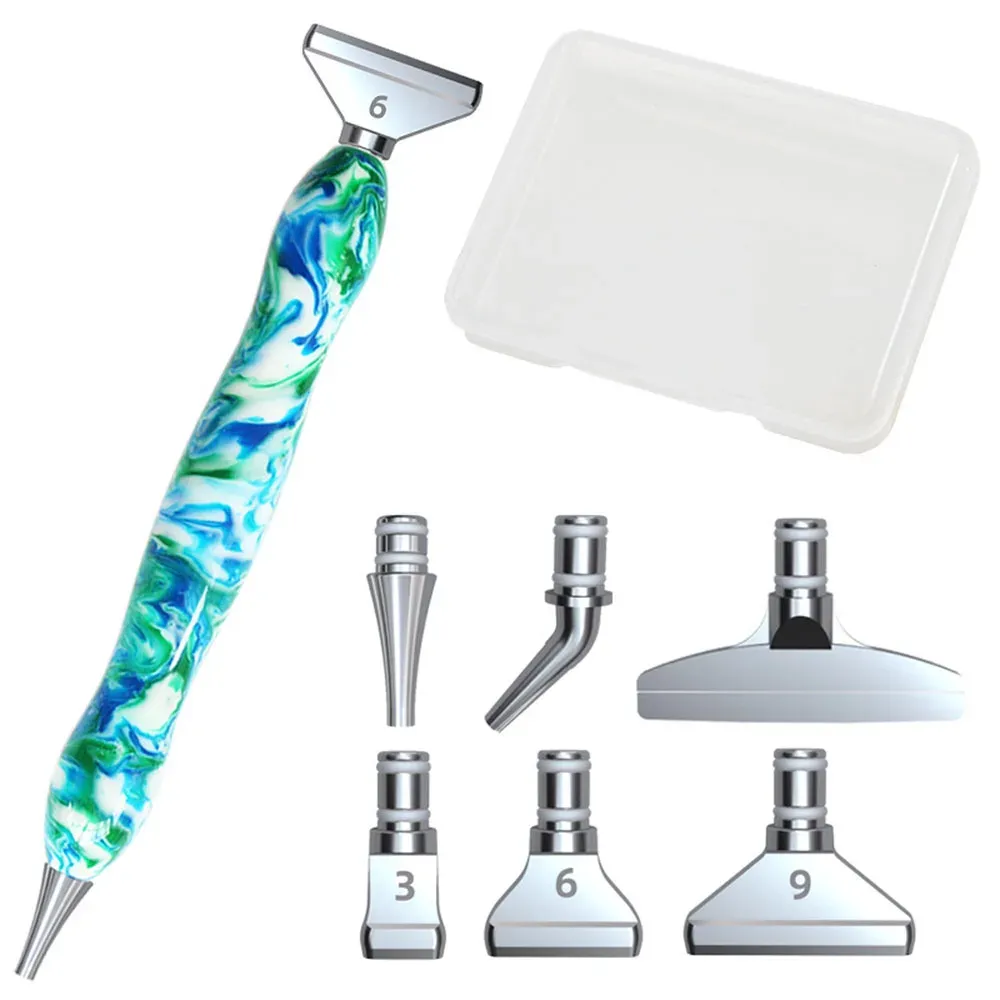 Kit stylos diamant peinture 6 têtes