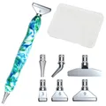 Kit stylos diamant peinture 6 têtes – Couleur F Green White