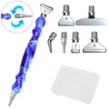 Kit stylos peinture diamant 6 pointes – Couleur D  Blue 6 Metal