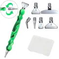 Kit stylos peinture diamant 6 pointes – Couleur D Green 6 Metal