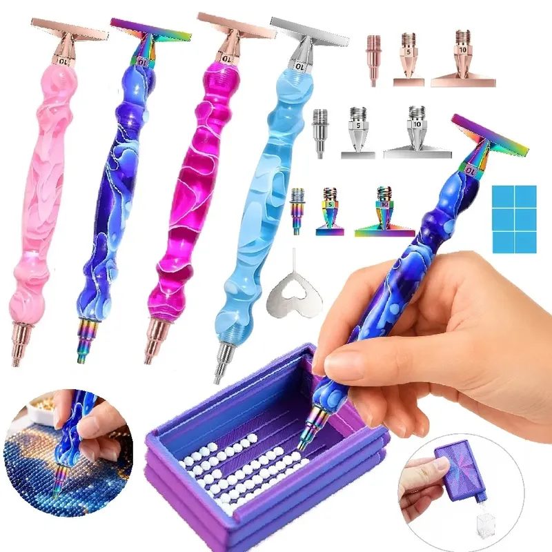 Kit stylos peinture diamant interface filetée