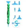 Kit stylos peinture diamant résine 5D 6 pointes – Couleur D Green 6 Plastic