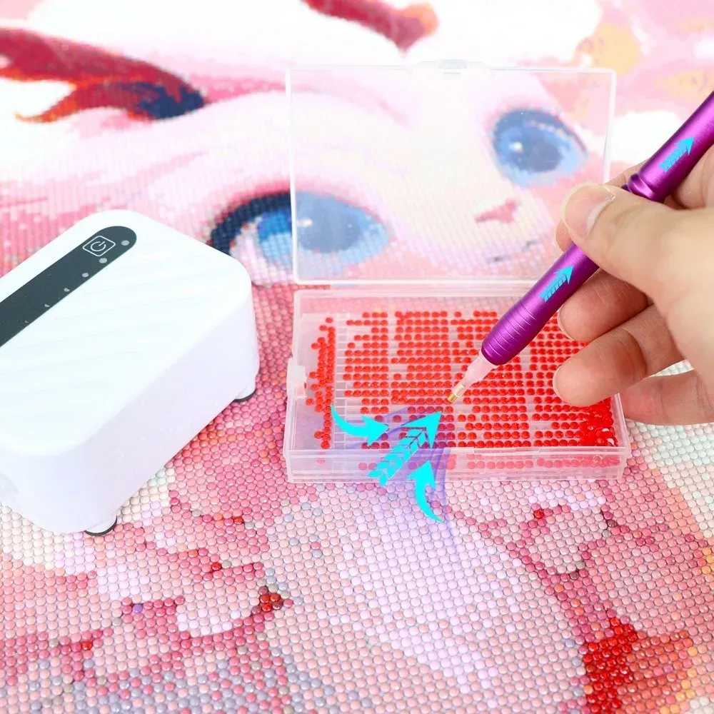 Kit stylos peinture diamant sous vide