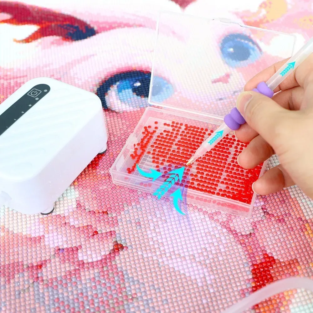 Kit stylos peinture diamant sous vide