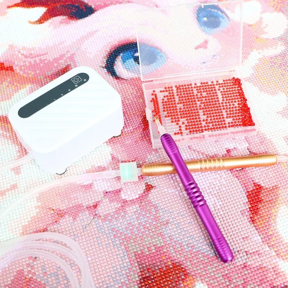 Kit stylos peinture diamant sous vide