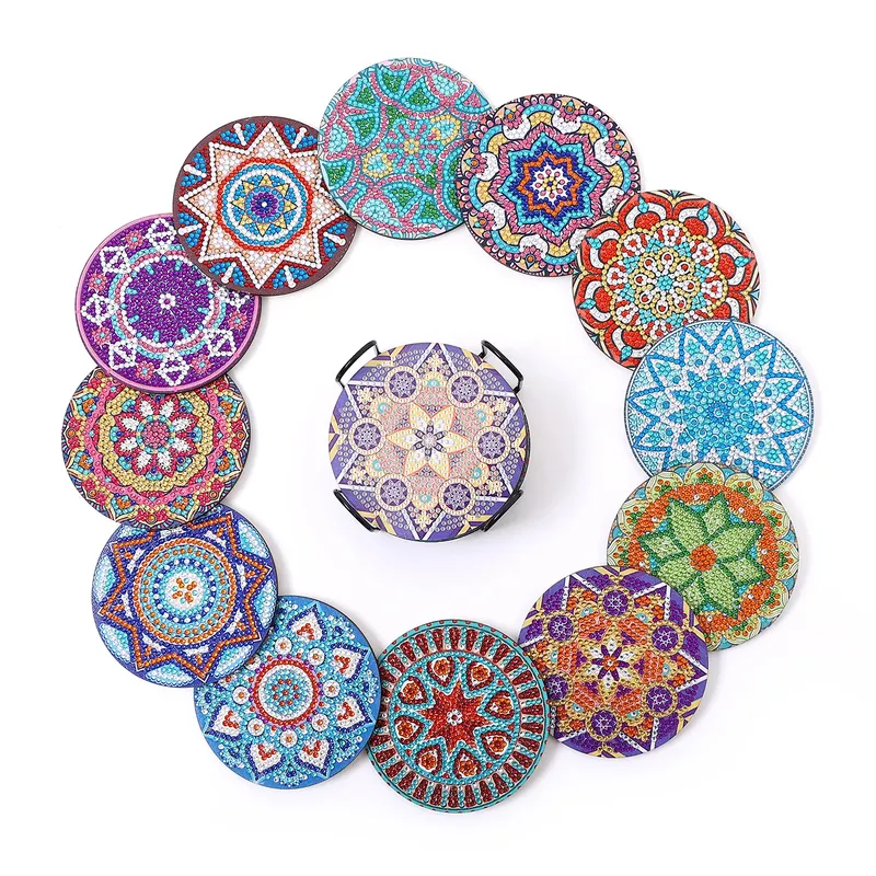 Kit tapis diamant floral 20 à 50 cm