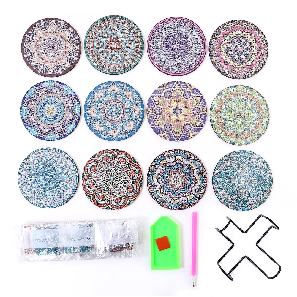 Kit tapis diamant floral 20 à 50 cm