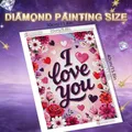 Kits peinture diamant motifs amour 20 à 70 cm – 2