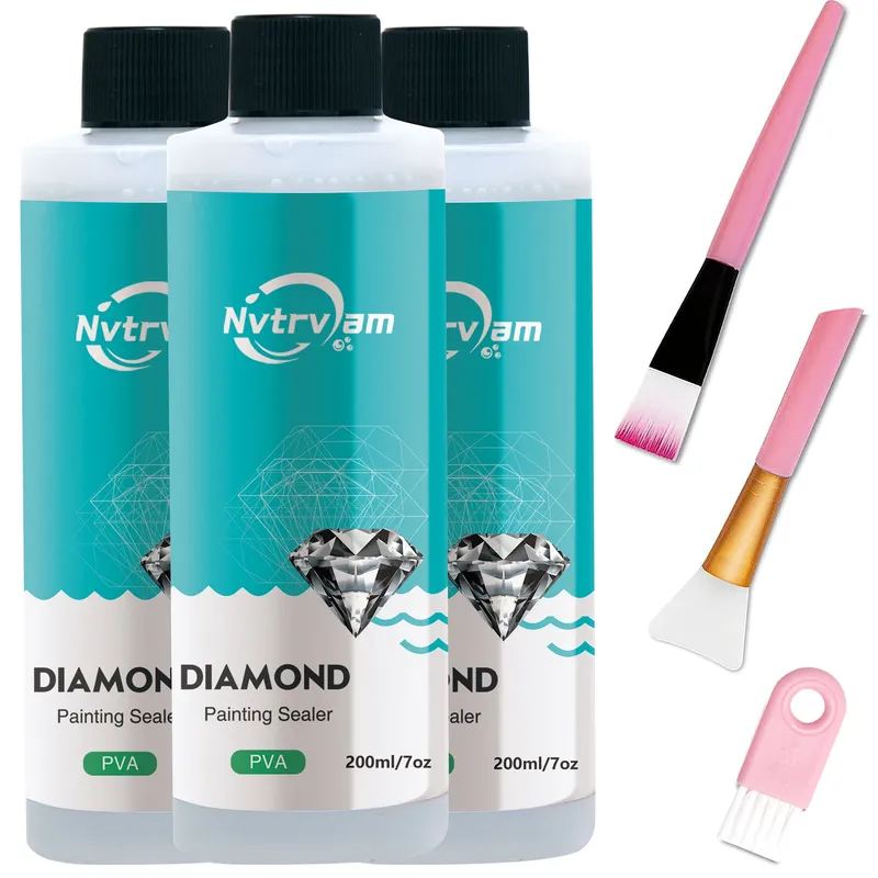 Lot de 1 à 3 scellants brillants pour peinture diamant