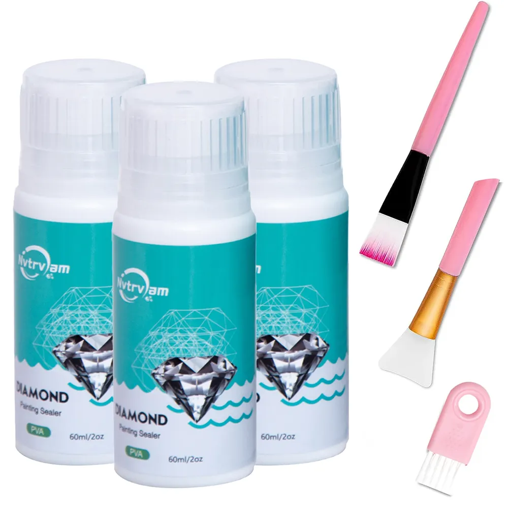 Lot de 1 à 3 scellants brillants pour peinture diamant
