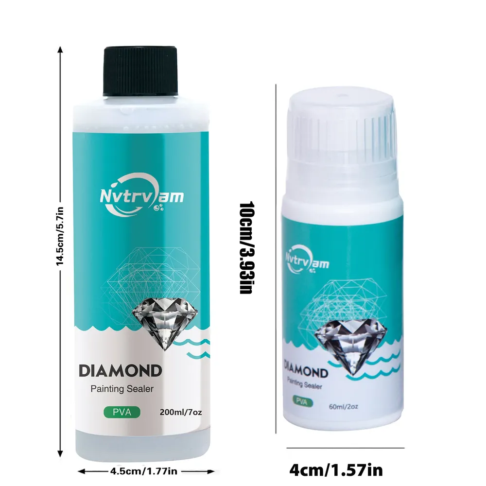 Lot de 1 à 3 scellants brillants pour peinture diamant