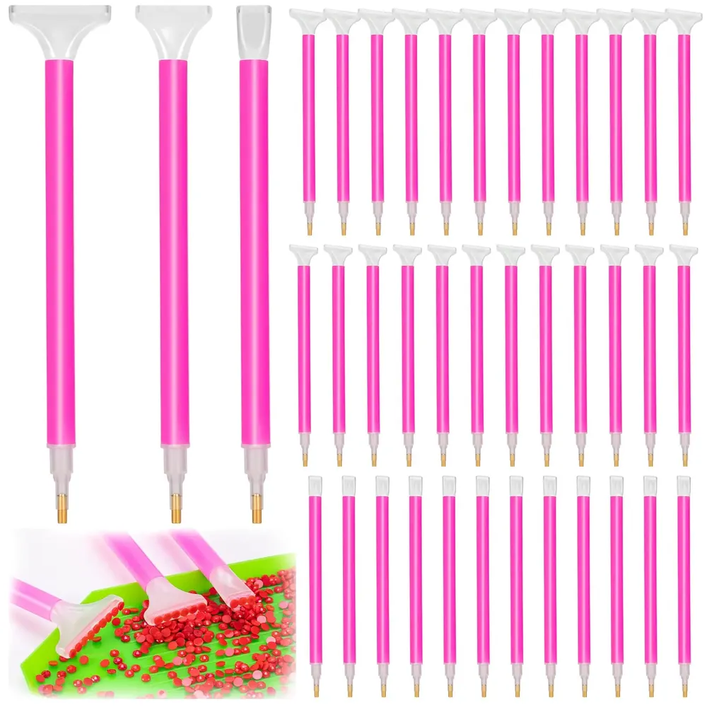 Lot de 10 stylos broderie diamant
