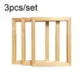Lot de 3 cadres bois pour toile et peinture diamant – 1