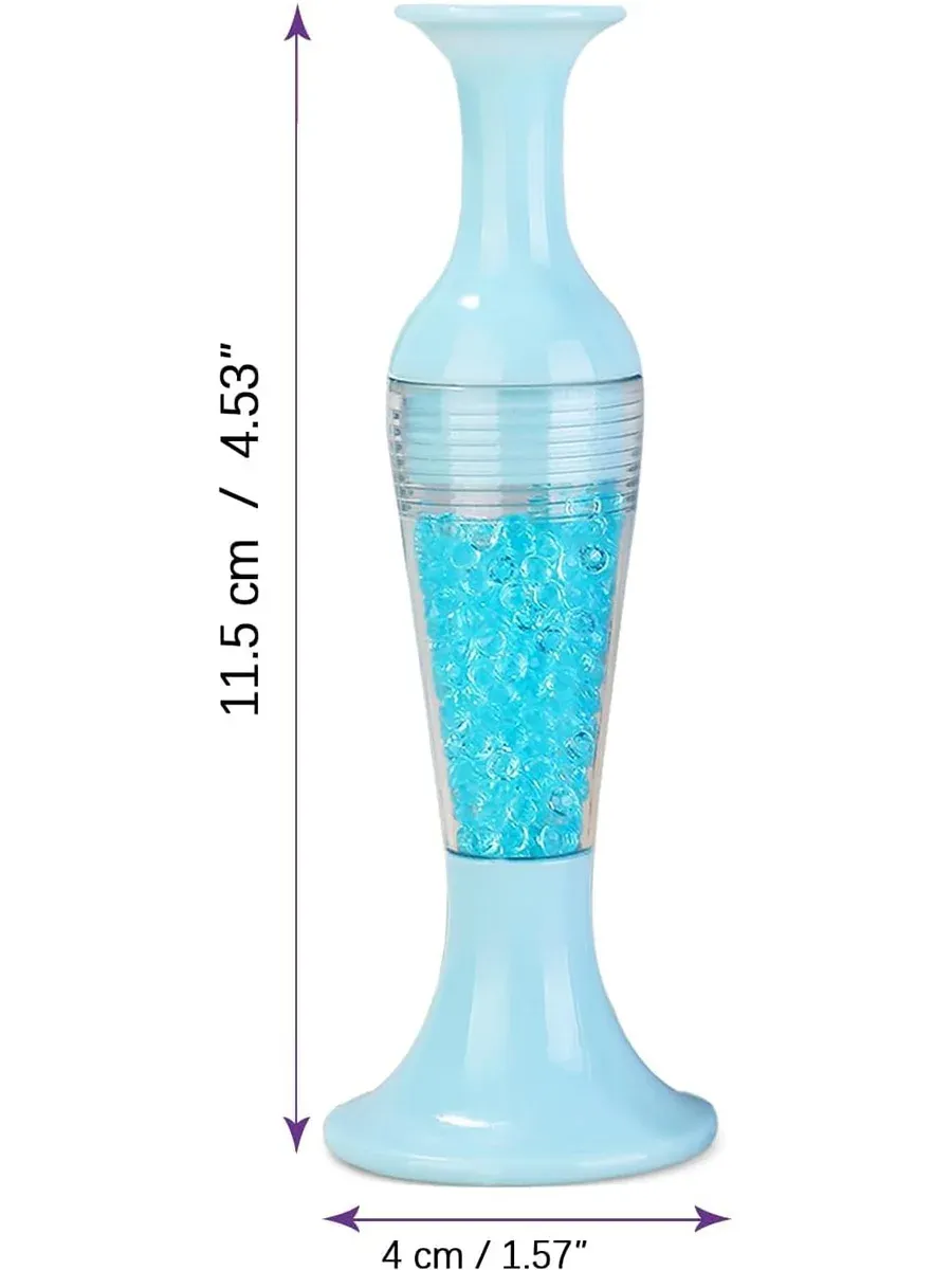 Lot de 3 stylos à diamants forme pot de fleurs