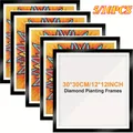 Lot de 5 à 10 cadres magnétiques pour peinture diamant 30x30 cm – 1