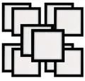 Lot de 5 à 10 cadres magnétiques pour peinture diamant 30x30 cm – Couleur 10PCS