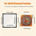 Lot de 5 à 10 cadres magnétiques pour peinture diamant 30x30 cm – 4