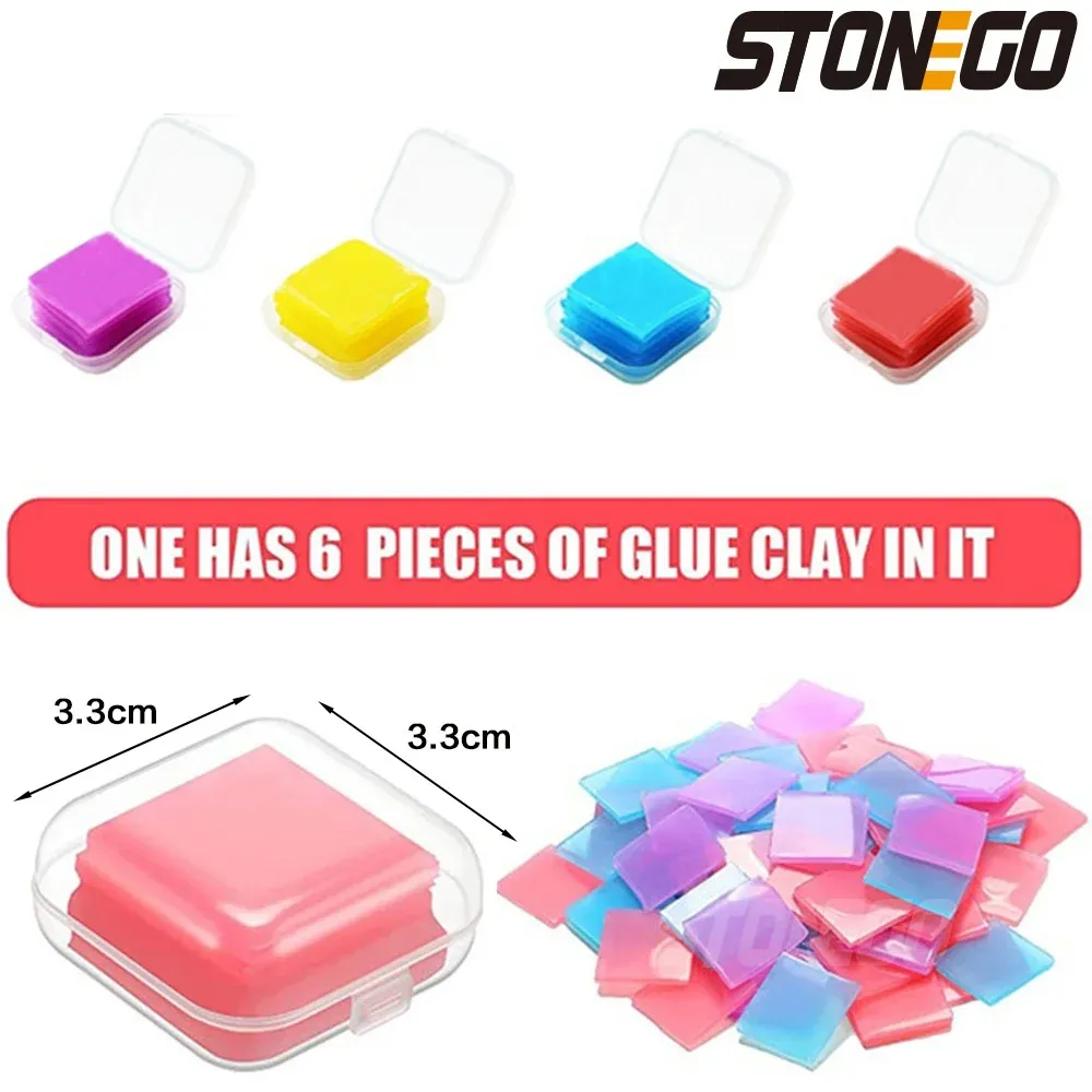Lot de 6 argiles pour peinture diamant avec boîte