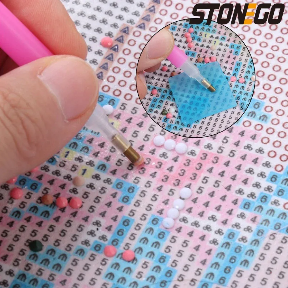 Lot de 6 argiles pour peinture diamant avec boîte