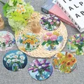 Lot de 8 sous-verres peinture diamant bouquet – 5