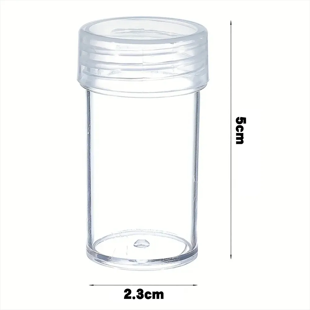 Lot de petites bouteilles rondes pour peinture diamant