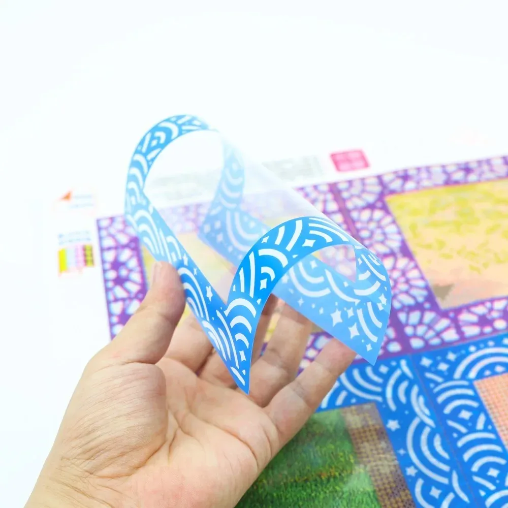 Papier démoulage peinture diamant