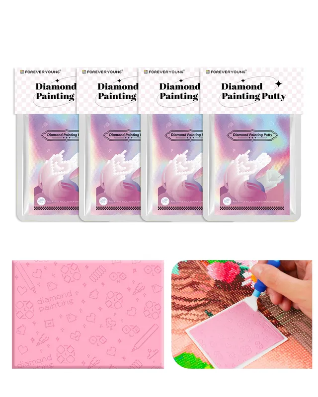 Pâte à modeler pour peinture diamant 30 g x 4