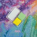 Pâte adhésive silicone pour peinture diamant 3x3cm – Couleur Green yellow